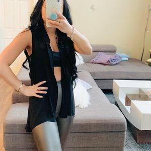 💘 SAN SOUCI SHORT SLEEVE CHIFFON BLOUSE